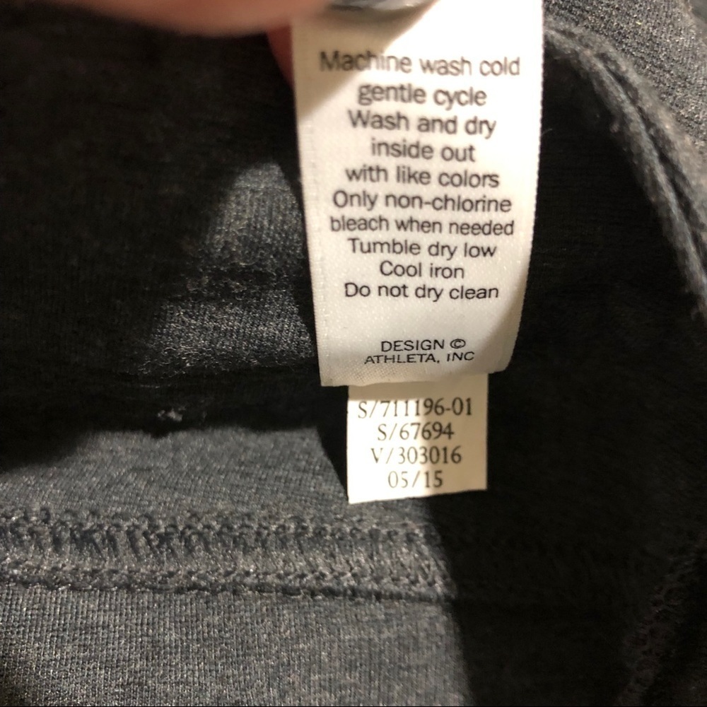 Athleta Classic Ponte Knit Pants Gray Bootcut Size 2 Style 711196 - Picture 7 of 8
